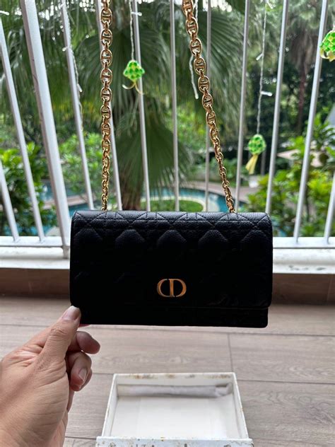 carton dior|dior caro wallet on chain.